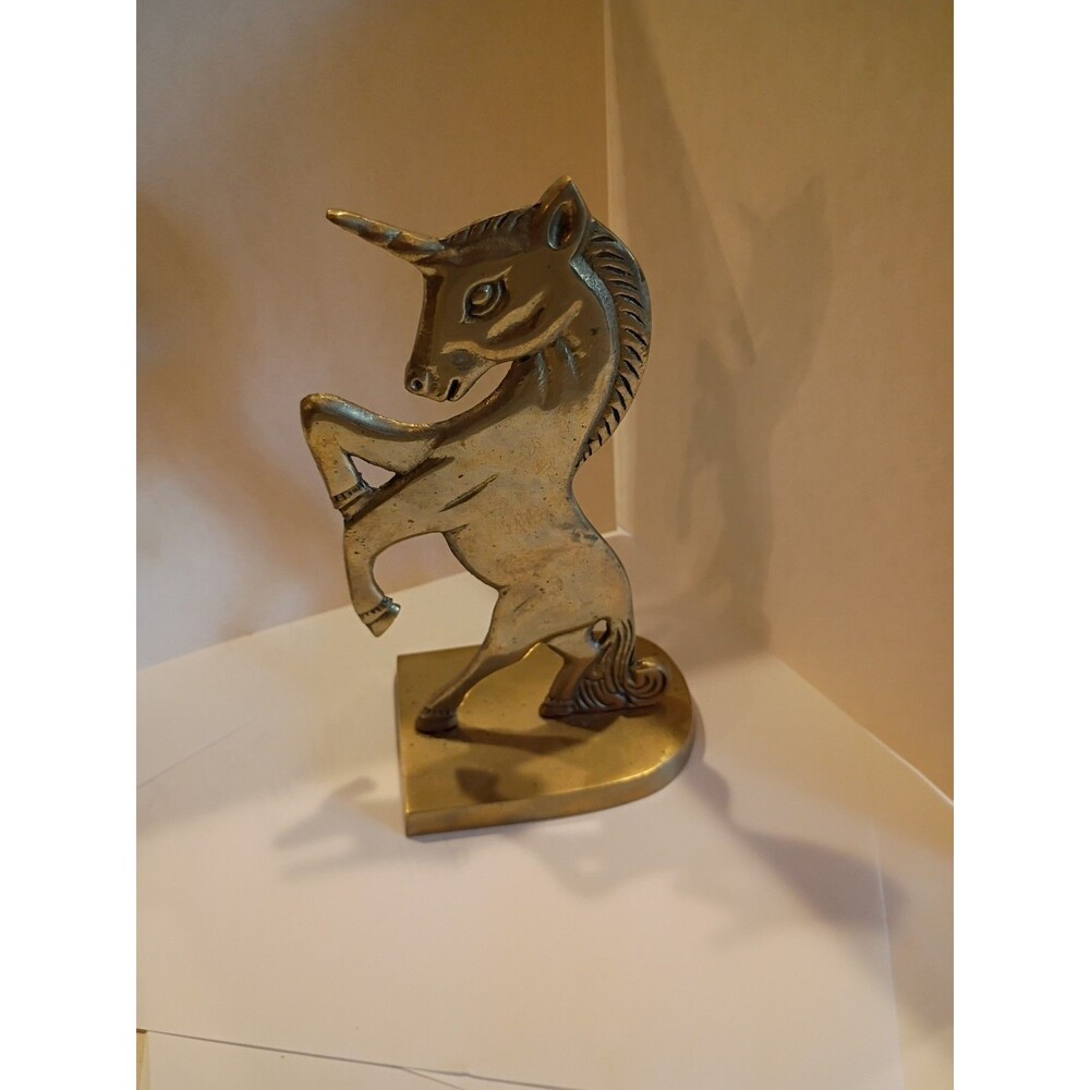 VTG 7 Inch Brass Unicorn
